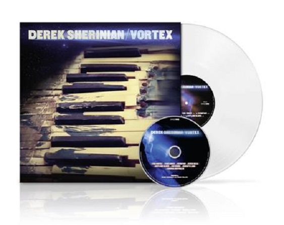 Derek Sherinian - 'Vortex' Ltd Ed. 180gm White vinyl LP/CD.